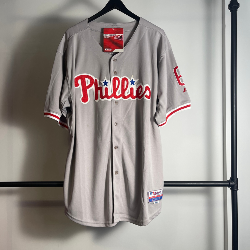 Men's Majestic Philadelphia Phillies Howard Jersey size 56
